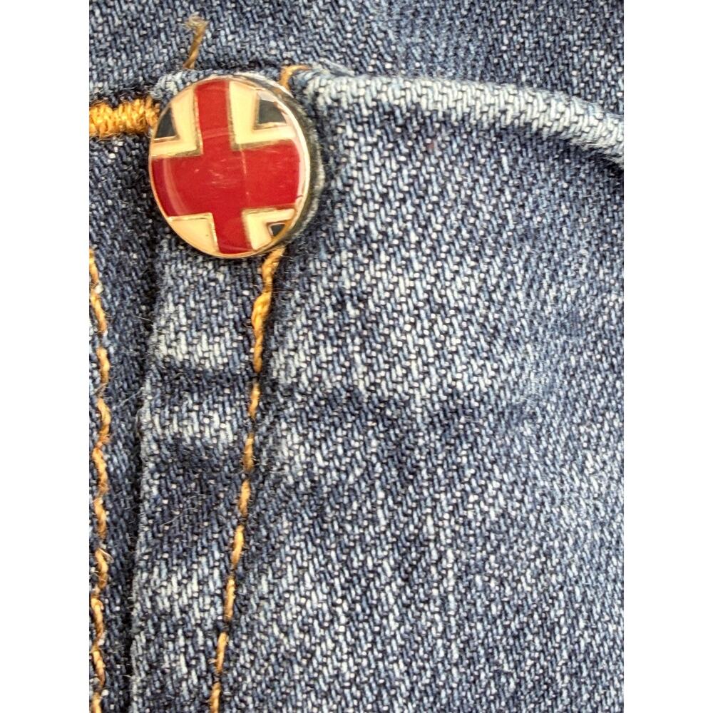 Hudson Jeans Mens 32 Blue Bootcut Stretch Denim Pants Flap Pocket - Picture 4 of 8